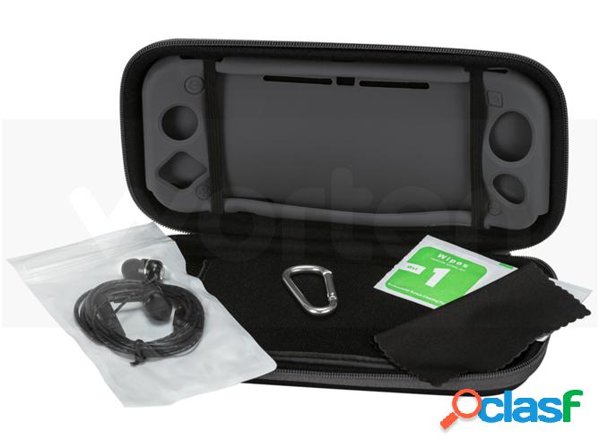 Kit Funda de Silicona + Protector de Pantalla + Auriculares