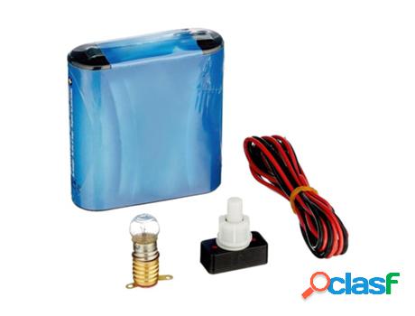 Kit eléctrico escolar, set para el colegio, pila petaca