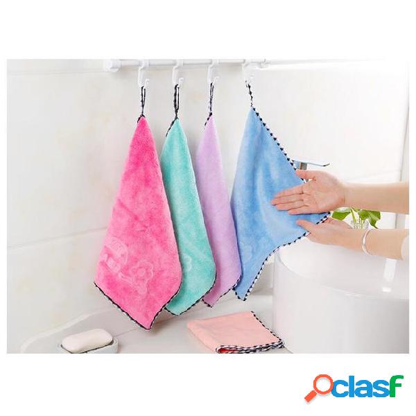 Kitchen towel hanging type super absorbent candy color