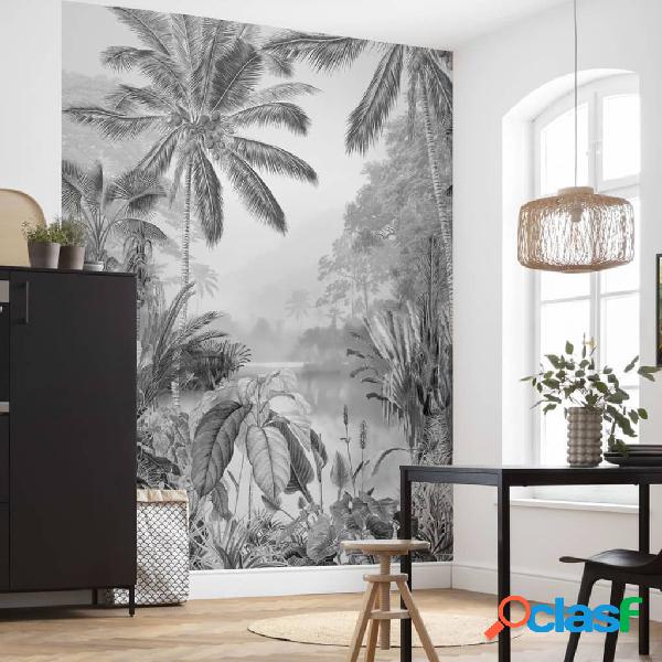 Komar Mural fotográfico Lac Tropical Black & White 200x270