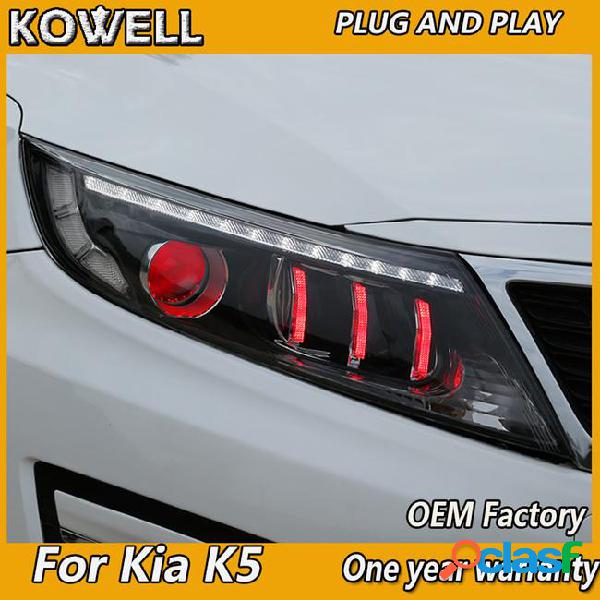 Kowell car styling for kia k5 rio headlights 2014-2015 korea