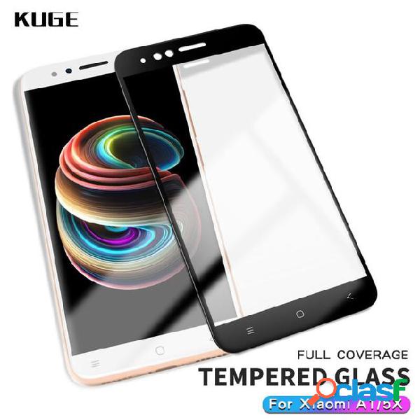Kuge xiaomi mi a1 glass tempered protective full cover prime