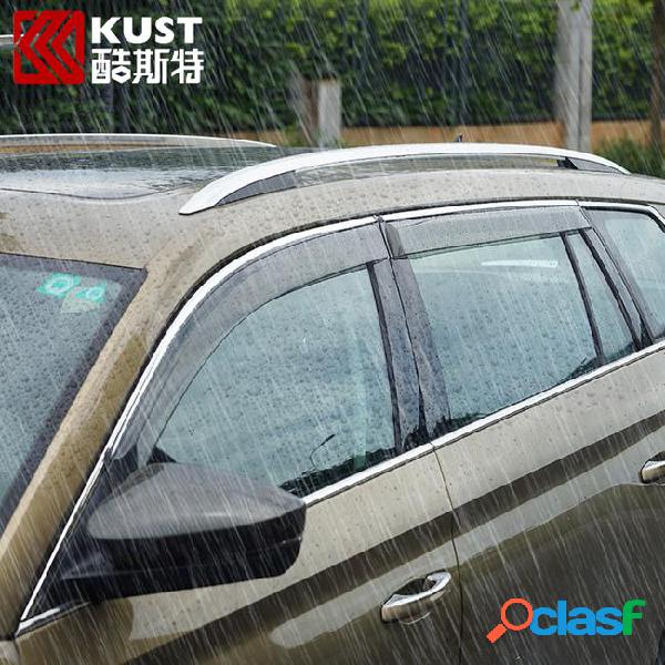 Kust automobile window visors for kodiaq 2017 window rain