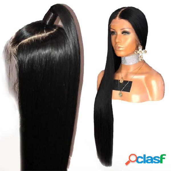 Lace front wig 250% density straight 360 frontal lace human