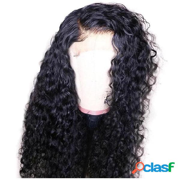 Lace front wigs loose water wave curly texture full lace