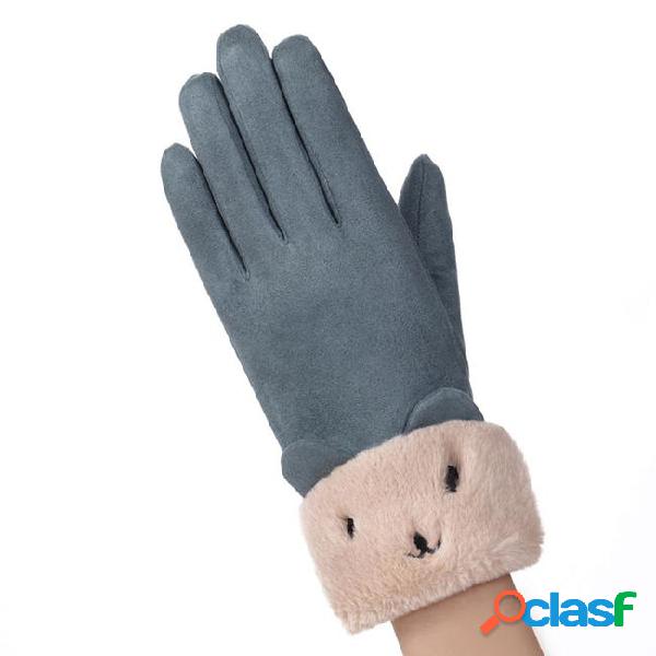 Ladies warm touch gloves winter accessories fy18100805