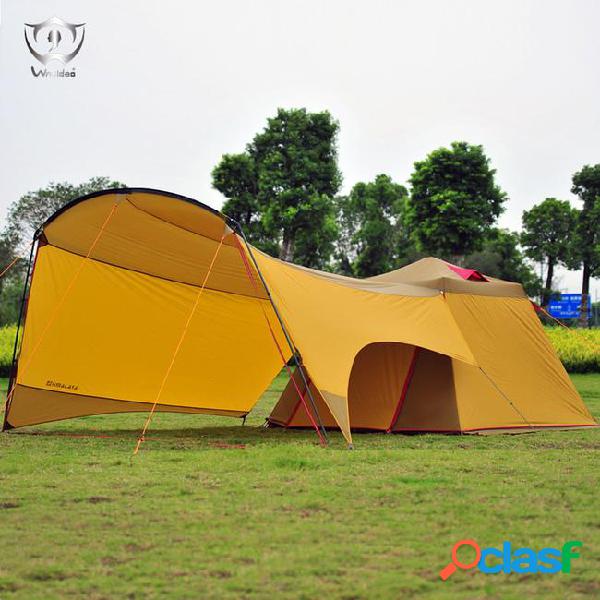 Large outdoor camping tent wild equipment 4-season 3-4person