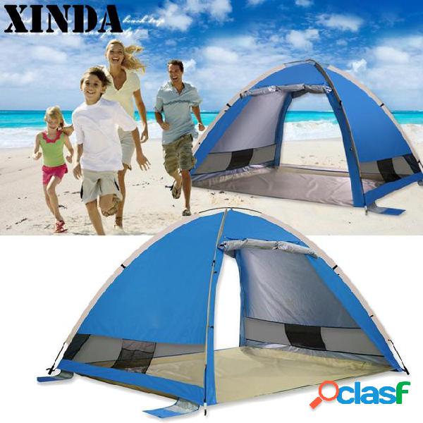 Large throw tent outdoor 3-4 persons automatic speed open