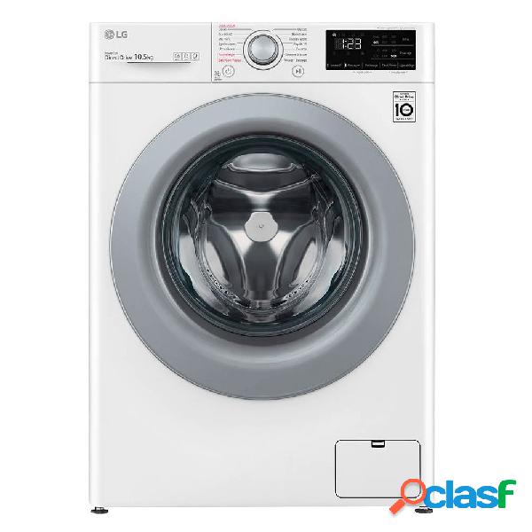 Lavadora LG F4WV301S4WA Blanco 10,5Kg 1400 Vapor