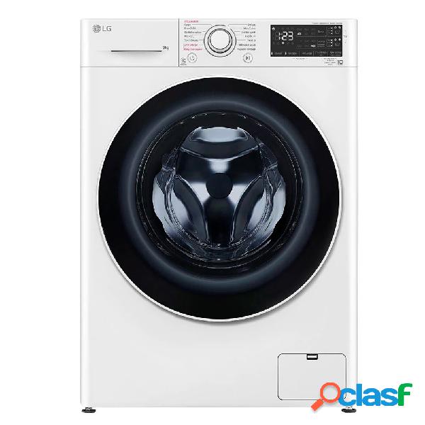 Lavadora LG F4WV3509S3W Blanco 9Kg Vapor Autodos