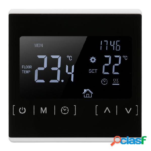 Lcd touch screen thermostat electric floor heating system