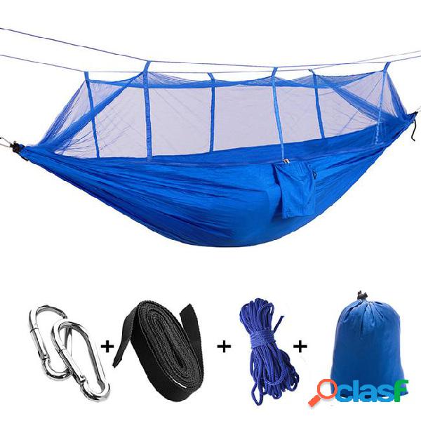 Lightweight parachute camping hammock mosquito net outdoor