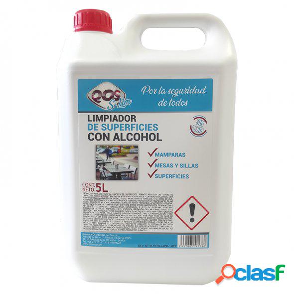 Limpiador de superficies con alcohol sanit. 5l