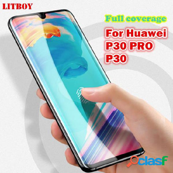 Litboy 9d glass for huawei p30 pro screen protector tempered