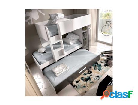 Litera DEKIT (243 x 111 x 150 cm - Melamina - Multicolor)