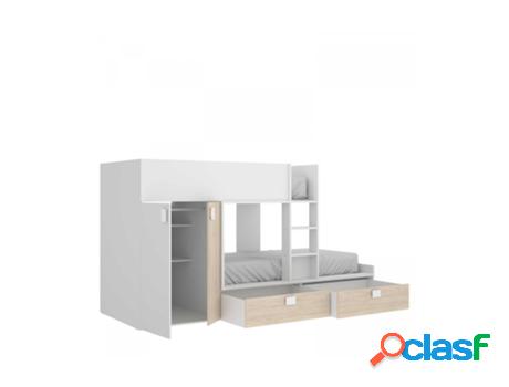 Litera DEKIT (275 x 106 x 150 cm - Melamina - Multicolor)