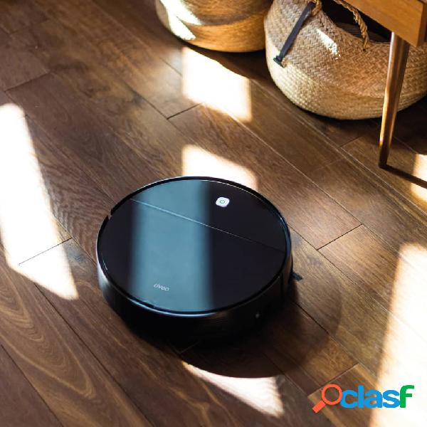 Livoo Robot aspirador negro 350 ml