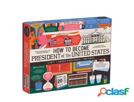 Livro how to become president of the united states 500 piece