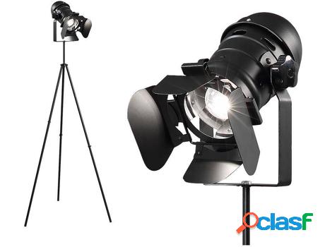 Lámpara de Pie VENTE UNIQUE Projection (Metal - Negro -