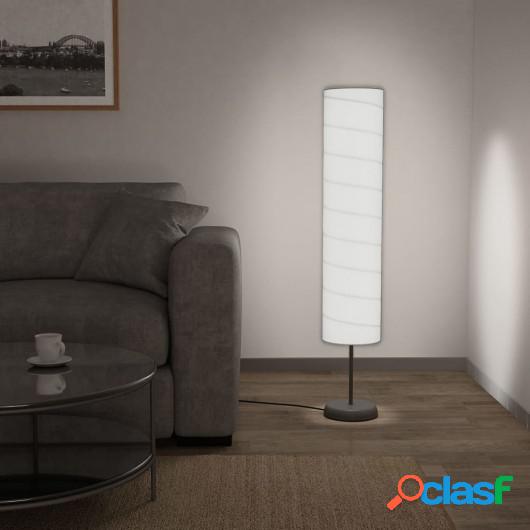 Lámpara de pie con soporte blanco E27 121 cm