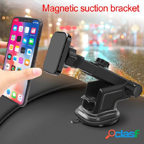 Long arm cell phone tablet magnetic windshield car mount