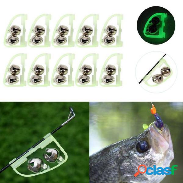 Luminous sea fishing feeder fishing bell twin rod tip fish