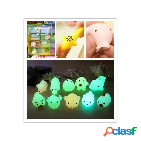 Luminous squishy slow rising jumbo toy bun toys animals cute