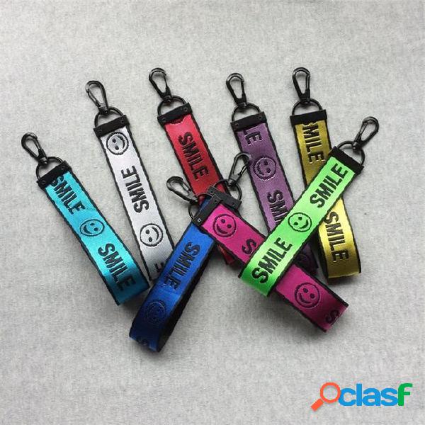Luxury multi-color cartoon key chains key ring for cell