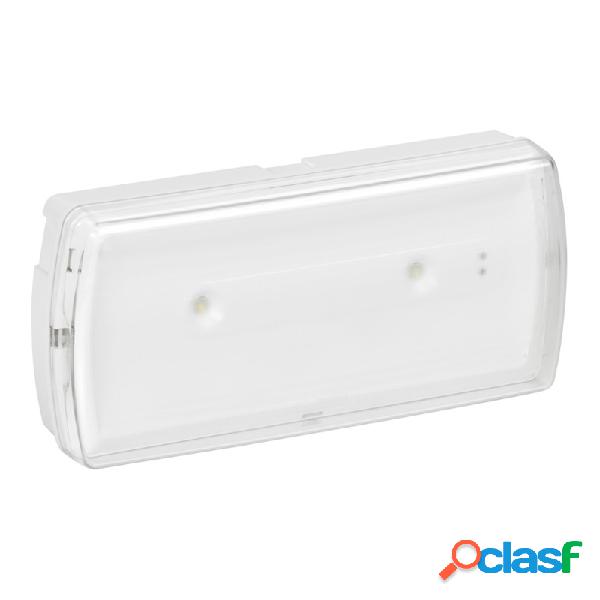 Luz de emergencia legrand ura21led np ip42 1h 70 lumens