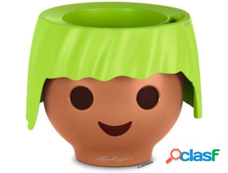 Macetero de Mesa LECHUZA Ojo All-in-One (Verde - Plástico -