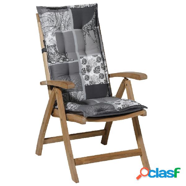 Madison Cojín para silla con respaldo alto Sifra gris
