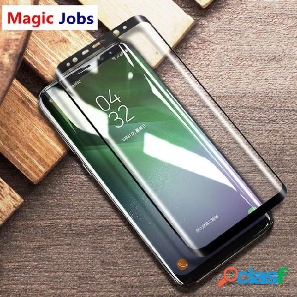 Magic_jobs 3d curved tempered glass for samsung galaxy note