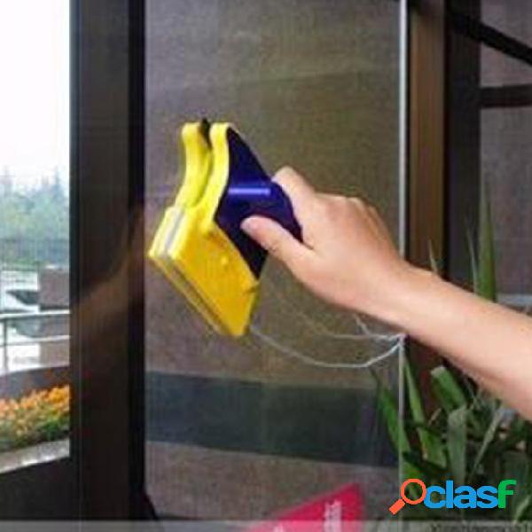 Magnetic window cleaner double side glass wiper useful