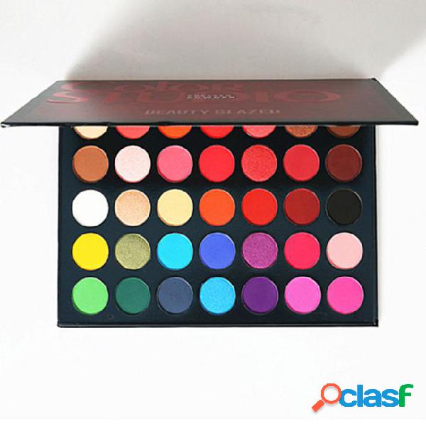 Makeup eyeshadow palette beauty glazed color studio 35