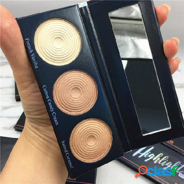 Makeup highlighter face powder 3 color repair capacity