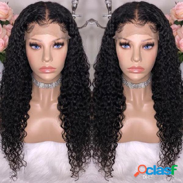 Malaysian deep curly high temperature wire wig for black