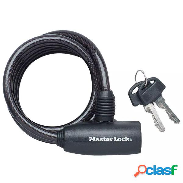 Master Lock Candado de cable acero 1,8 m x 8 mm 8126EURDPRO