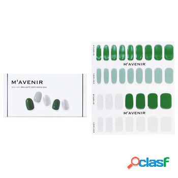 Mavenir Nail Sticker - # Brillante Deep Green Nail 32pcs