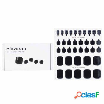 Mavenir Nail Sticker - # Classic Black Pedi 36pcs