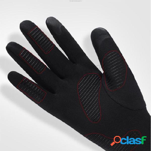 Men cycling ski black gloves unisex waterproof anti-slip