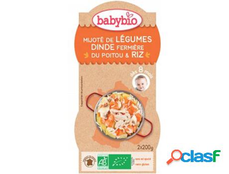 Menú de Cocción Lenta de Verduras Ecológicas y Pavo A