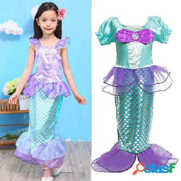 Mermaid dresses dress up funny dresses girls princess skirts