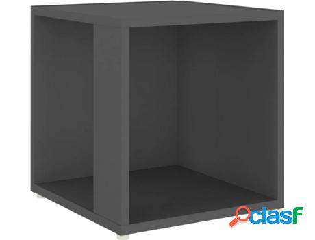 Mesa de Apoyo VIDAXL (Gris - Madera Aglomerada - 33x33x34.5