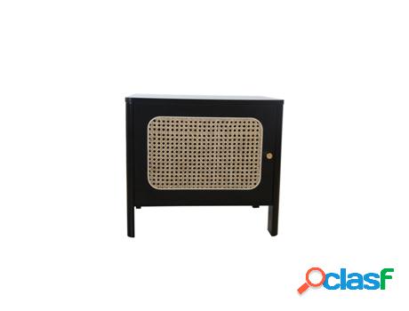 Mesa de Madera CONCEPT U (Negro - MDF - 50x45 cm)