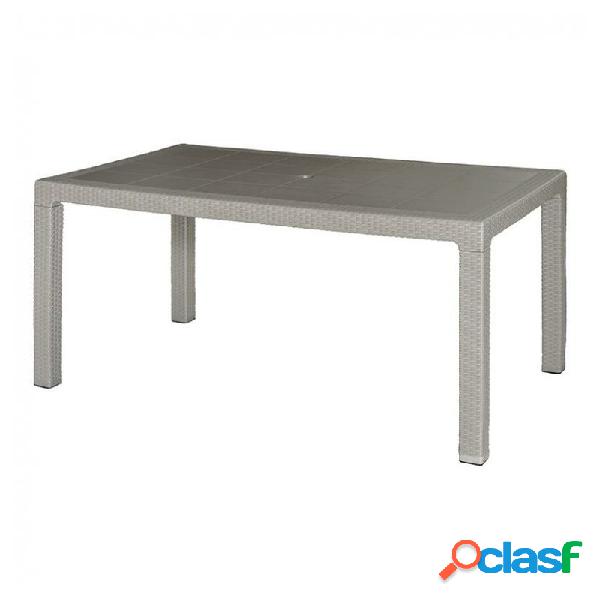 Mesa resina ratan antiinsectos 150x90 cm
