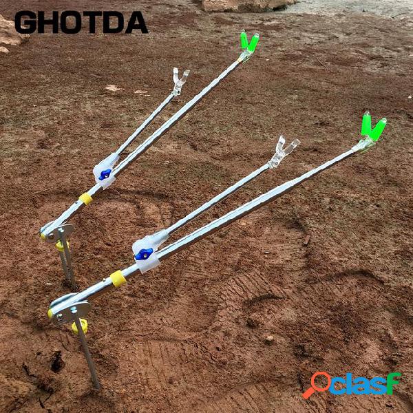 Metal fishing rod etal stretch pole bracket holder 1.5 1.7m