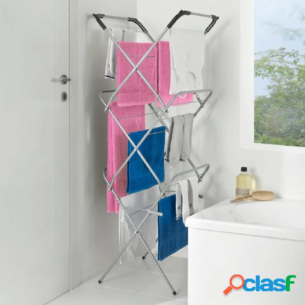 Metaltex Tendedero de 3 alturas Tec Concerto Slim 9,5 m
