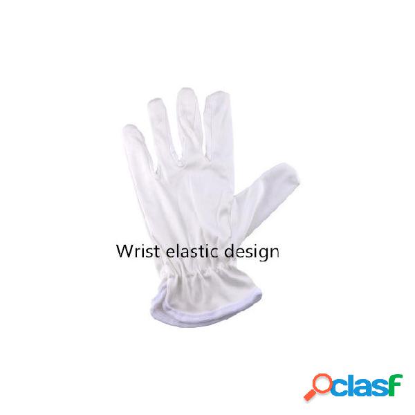 Microfiber dust-free cloth gloves white labor protection