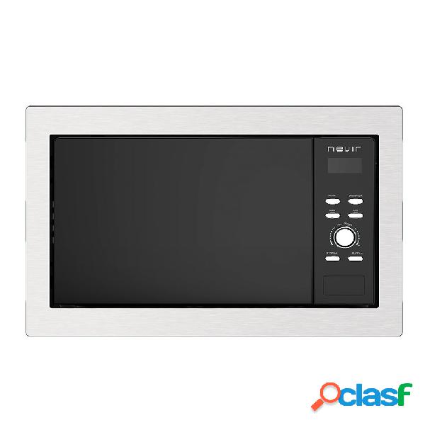 Microondas Integrable NEVIR NVR-6321MEDGS Inox 21L