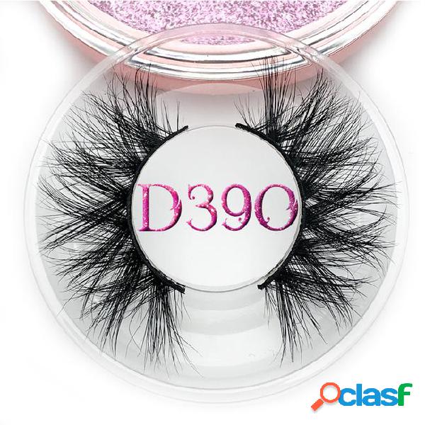 Mikiwi d390 mink eyelashes 3d mink lashes thick handmade